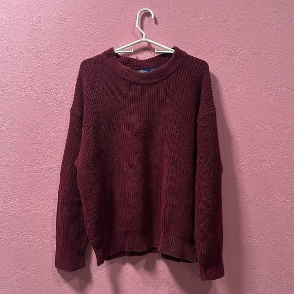 LIZSPORT Women’s 80s Vintage Maroon Size Large - Picture 1 of 3